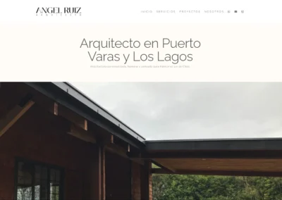 Arquitecto Ángel Ruiz – Landing Page Puerto Varas
