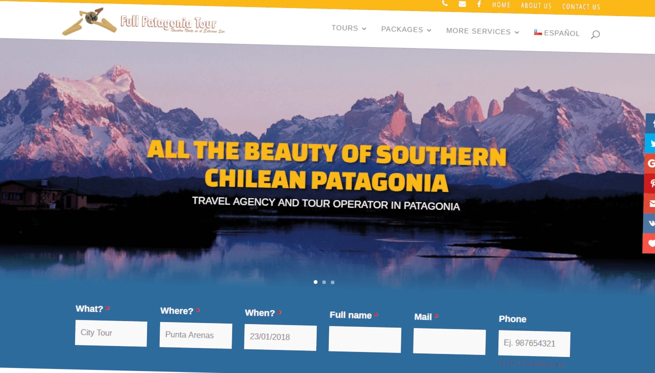 Full Patagonia Tour Full Patagonia Tour