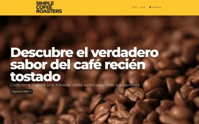 Diseño Web eCommerce en Punta Arenas | Proyecto Simple Coffee Roasters
