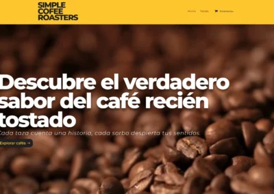 Diseño Web eCommerce en Punta Arenas | Proyecto Simple Coffee Roasters